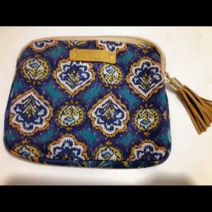 Dena Designs small canvas cosmetic pouch